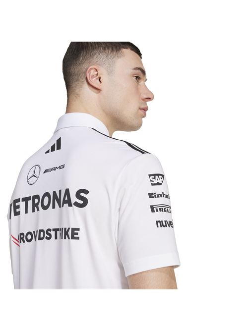 Adidas Polo Mercedes - AMG Petronas Formula 1 Team White Mercedes | JW0586MER TM POLO